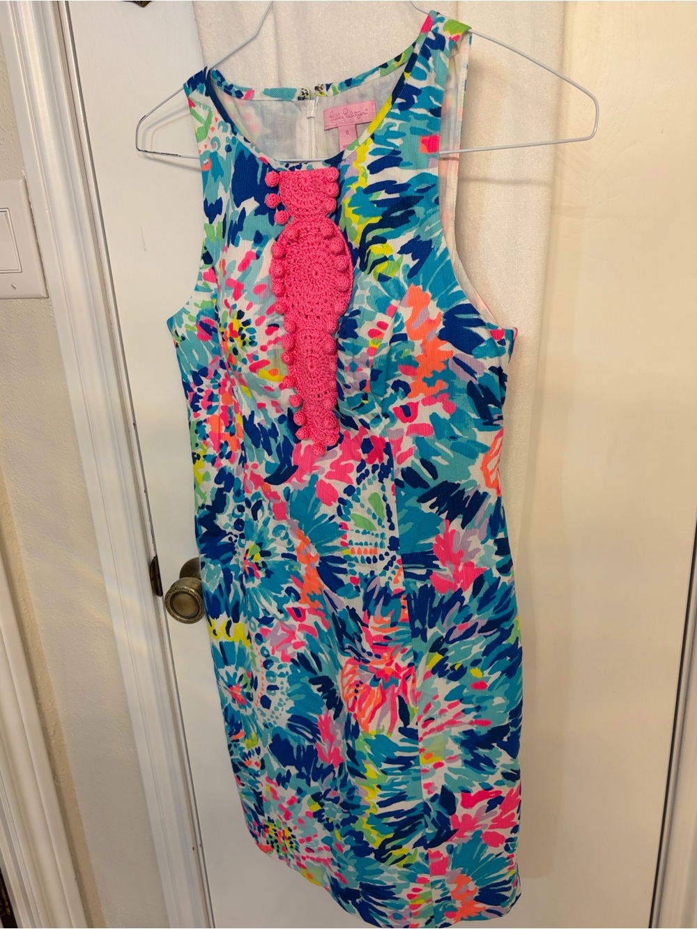 LILLY PULITZER ADARA SHIFT DRESS, MULTI COLORED Adorable PreOwned Size 0